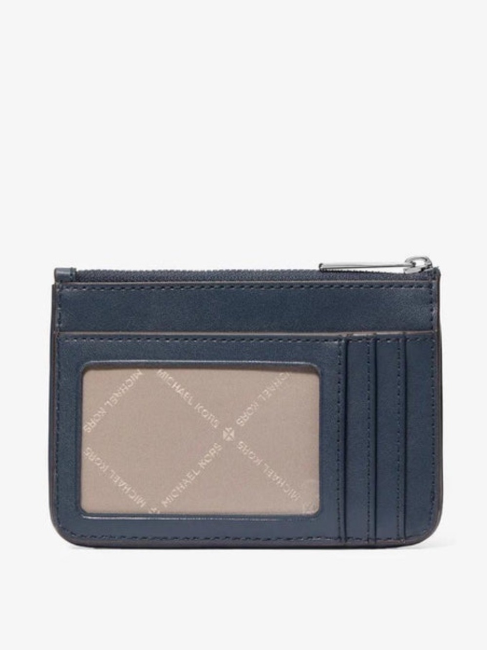 Michael Kors Jet Set Travel Small Matelassé Denim Coin Pouch in Denim NWT - Picture 2 of 5